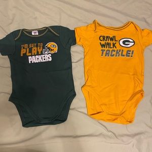 Green Bay Packers onesies